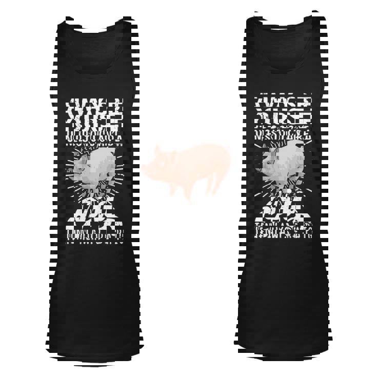 Pig Lover Farm Animal Pig Tank Top