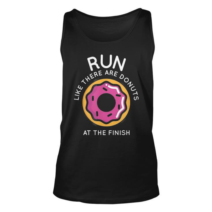 Running Donuts Marathon Mens Motivation Tank Top