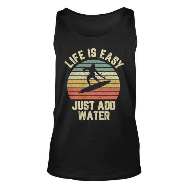 Surfing Life Is Easy Just Add Water Cool Surfer Tank Top