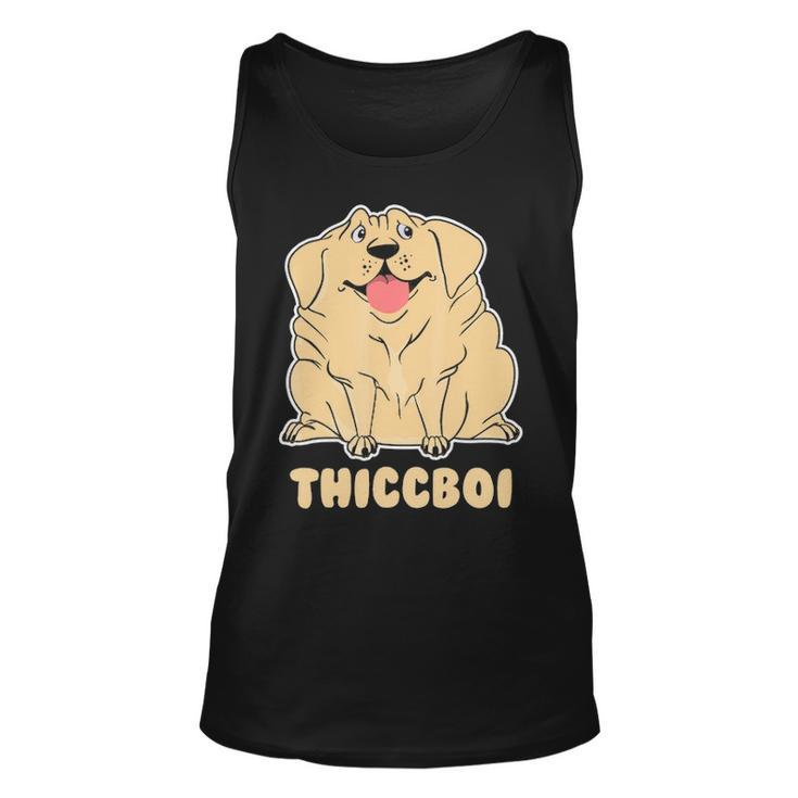 Thicc Boi Labrador T  Hilarious Fat Dog Tank Top