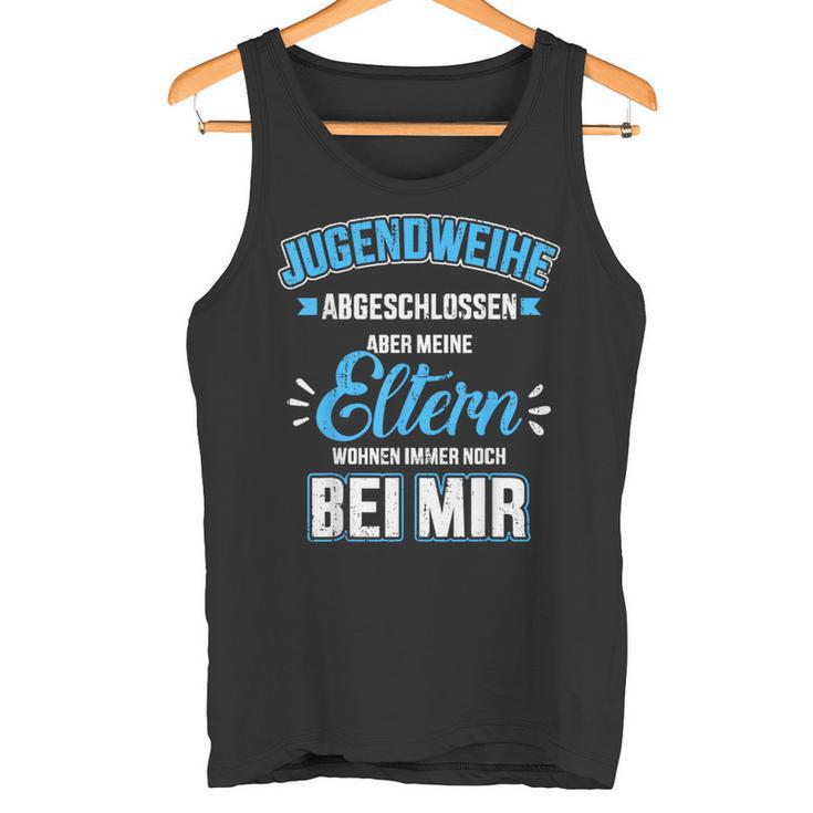 Youth Initiation Saying Eltern Wohnen Bei Mir Für Jungs Tank Top