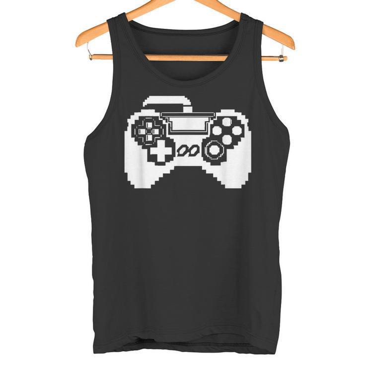 Game Controller Pixel Grafik Gamer Pc Spiele Tank Top