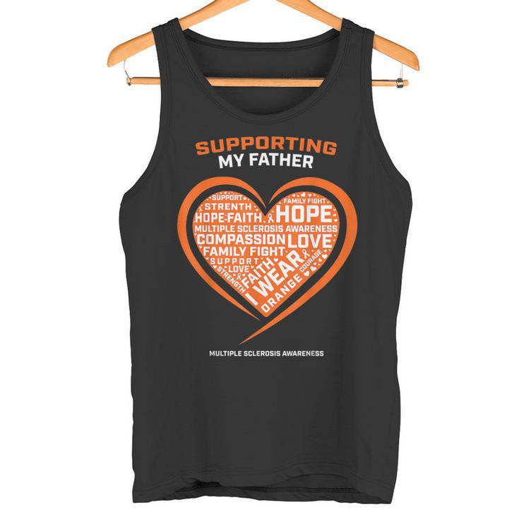 Geschenke Ms Apparelater Papa Mehrere Sklerose Bewusstsein Tank Top