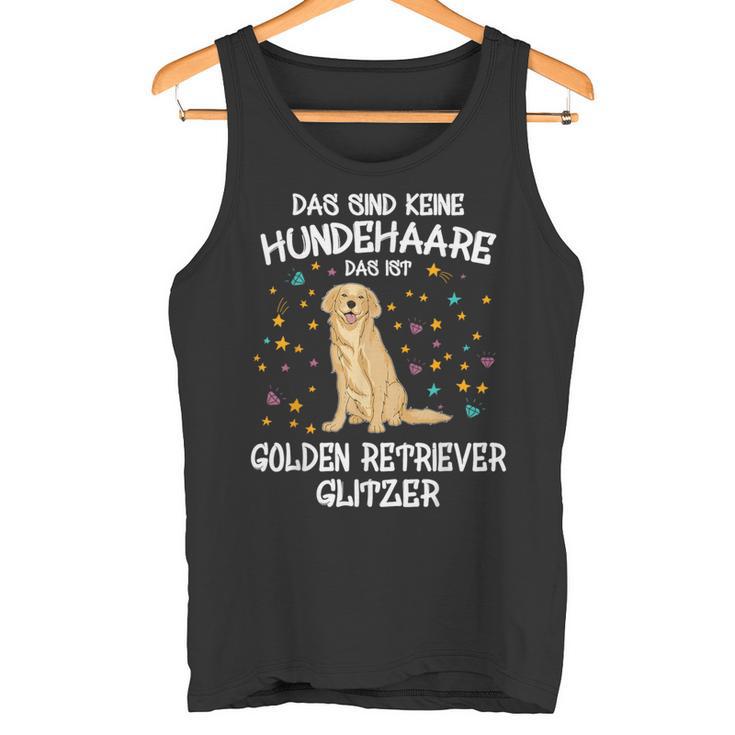 Golden Retriever Glitter Dog Holder Mix Dog Tank Top