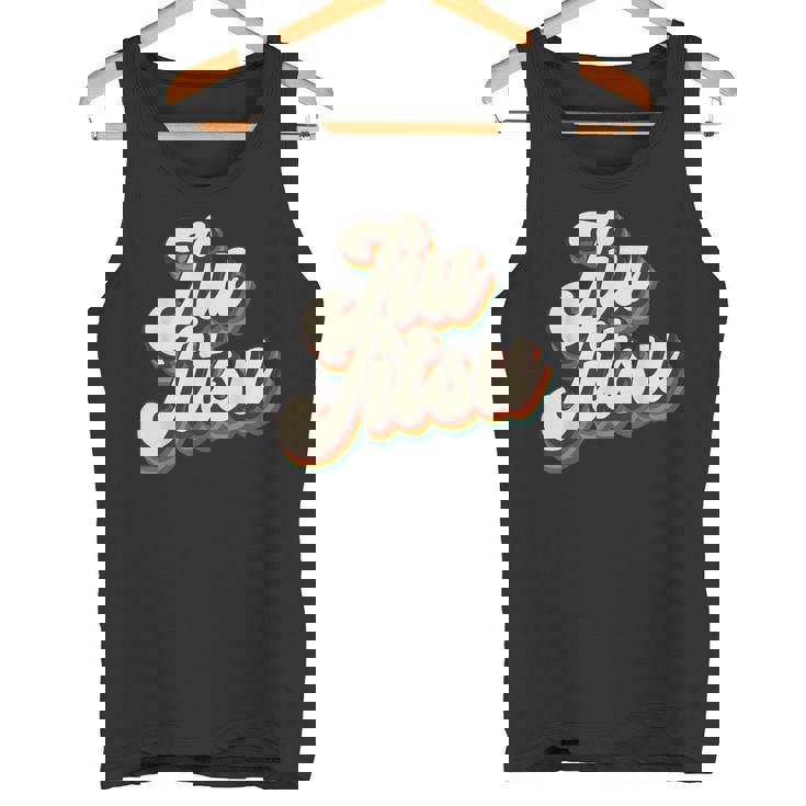 Gráfico Retro De Jiu Jitsu Jiu Jitsu Camiseta sin mangas