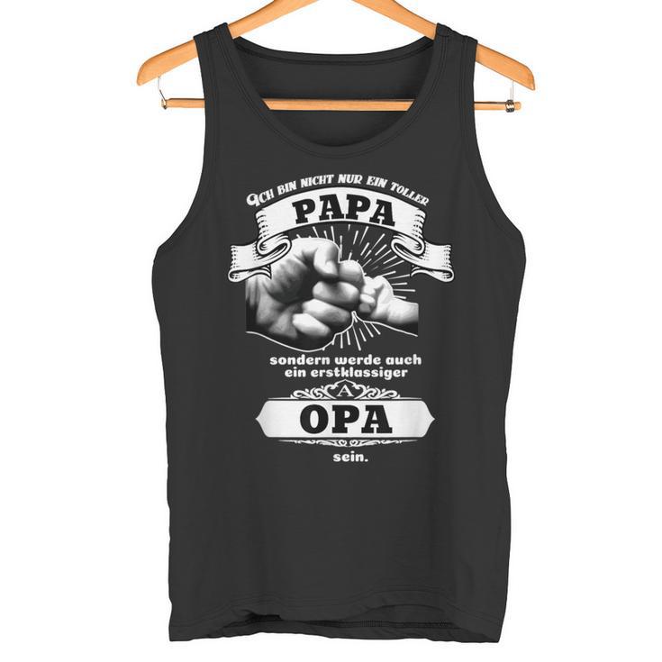 Grandpa Will Be Grandson Kriegen Grandfather Grandparents Beförderung Tank Top