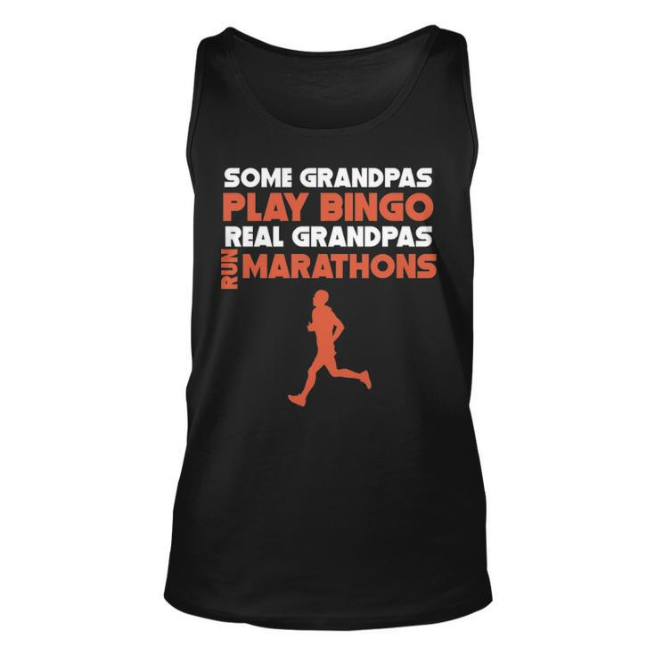 Some Grandpas Play Bingo Real Grandpas Run Marathons Tank Top