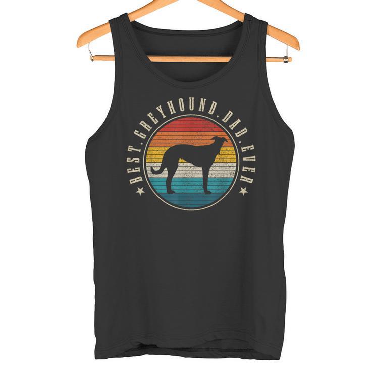 Greyhound Dad Retrointage Dog Greyhound Dad S Tank Top