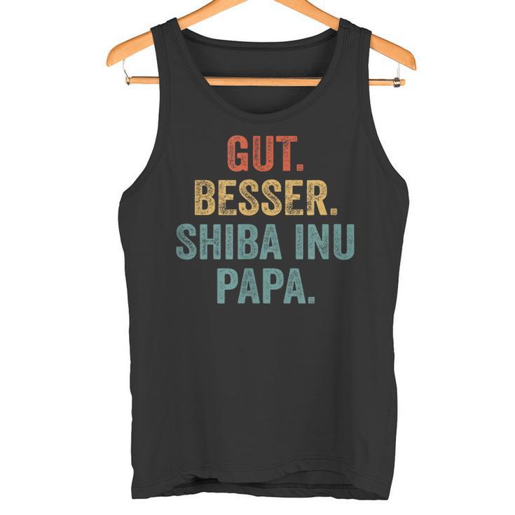 Gut Besser Shiba Inu Papa Tank Top