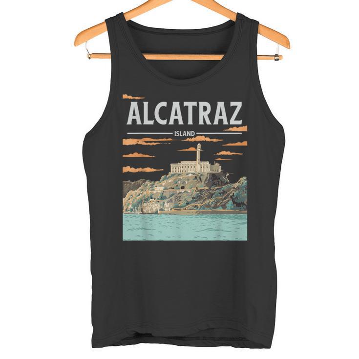 Hand-Drawn Alcatraz Tank Top