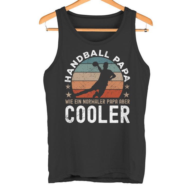 Handball Papa Handballer Slogan Tank Top