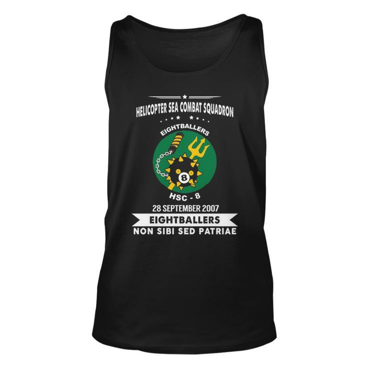 Helicopter Sea Combat Squadron 8 Hsc Tank Top