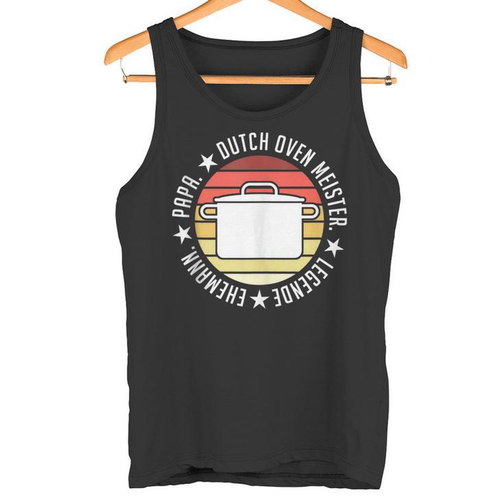 Herren Dopfen Papa Dutch Oven Ehemann Grillen Tank Top