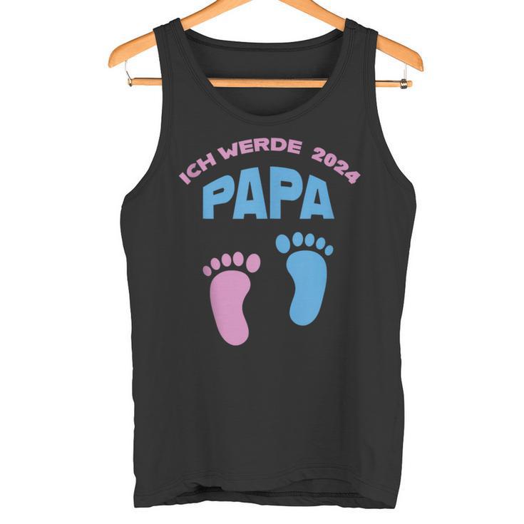 Herren Ich Werde Papa 2024 Werdenderater Tank Top