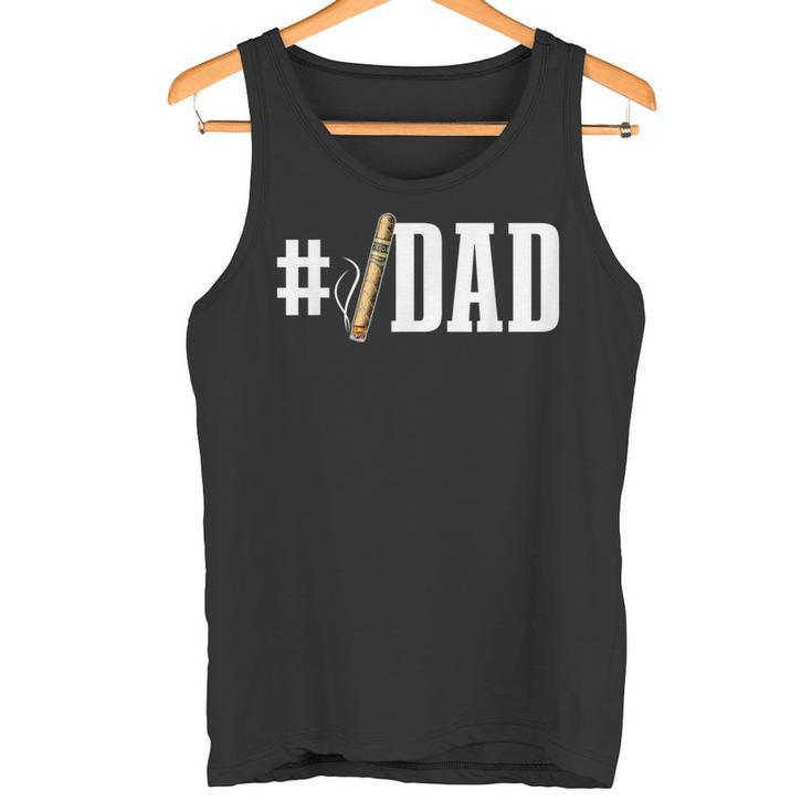 Herren Lustiger Zigarrenliebhaber Papa Grafik Für Männer Und Jungen Zigarren Smoker Tank Top