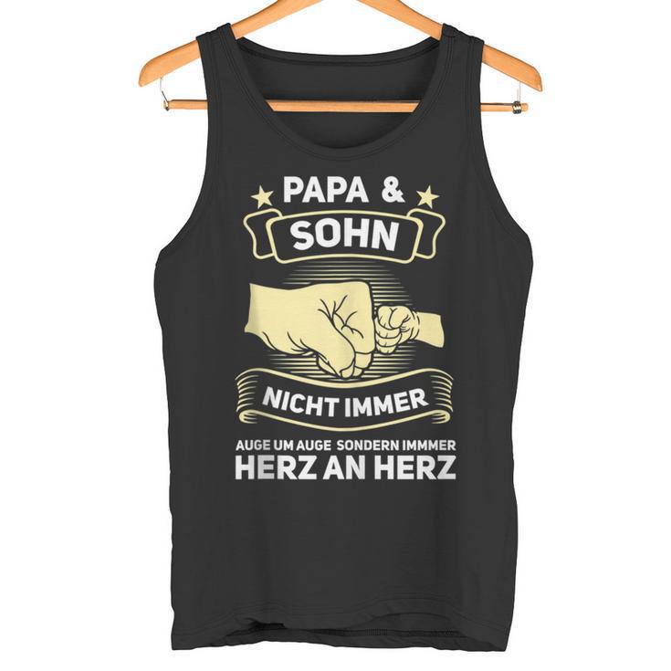 Herren Papa Sohn Familie Tank Top