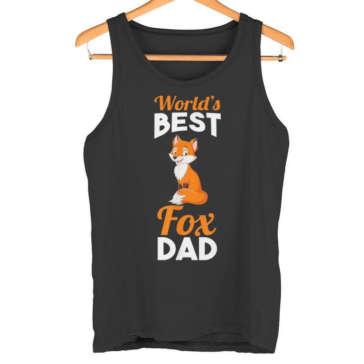 Herren Weltbester Fuchs Papa Tank Top