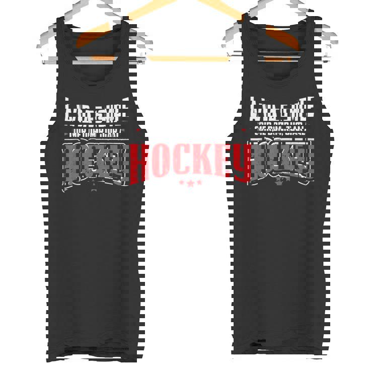 Hockey Entrenador Jugador Deporte Hockey Sobre Hielo Camiseta sin mangas