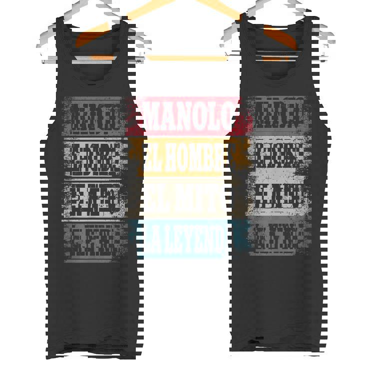 Hombre Manolo Cumpleaños Regalo Años Hombre Divertido Decoración Camiseta sin mangas