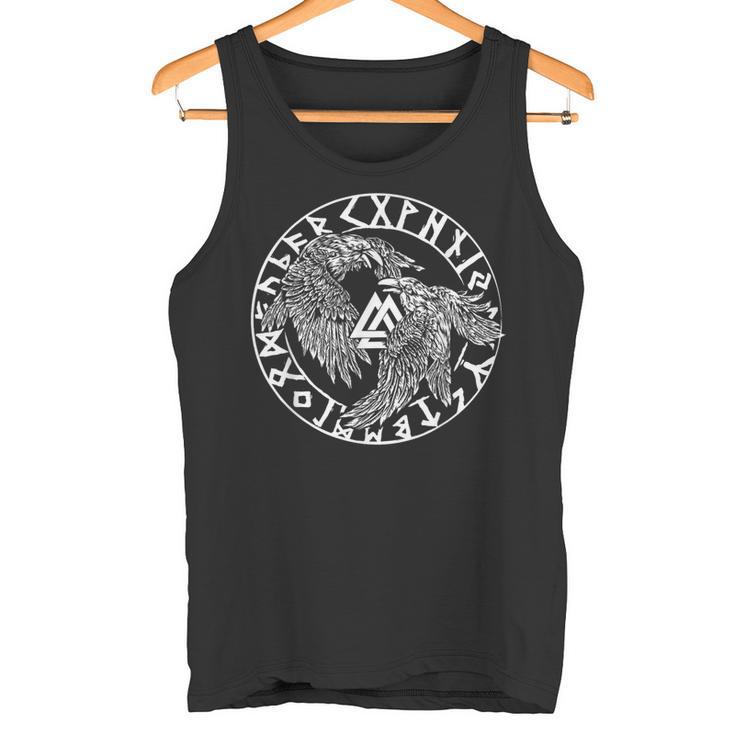 Hugin And Munin Nordic Mythology Odins Ravens Tank Top