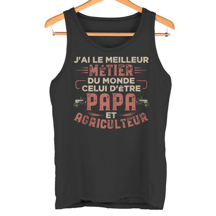 Humour Traktor Papa Landwirtschaft Geschenk Bauernhof Tank Top