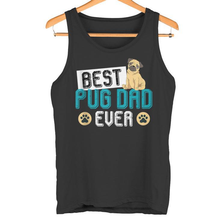 Hunde Papa Geschenk Zumatertag Mops Tank Top