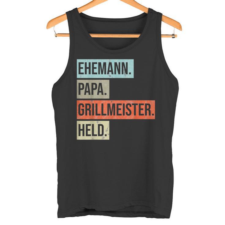 Husband Papa Grillmeister Held Tank Top