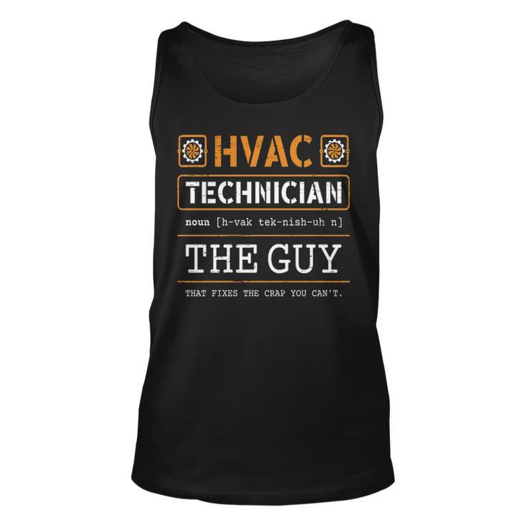 Hvac Technician Noun Hvac Technician Hvac Tech Tank Top