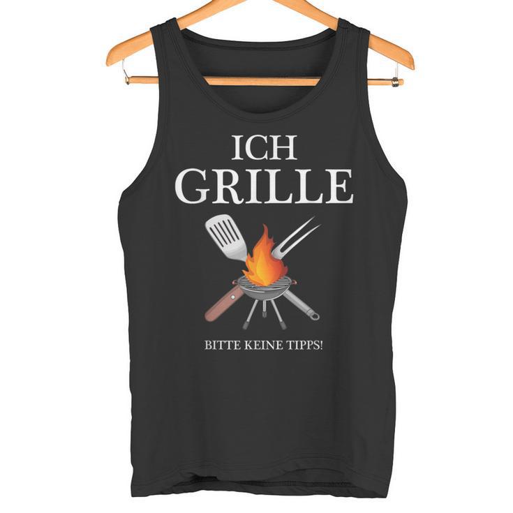 Ich Grille Bitte Keine Tipps Ich Grille German Lang Tank Top