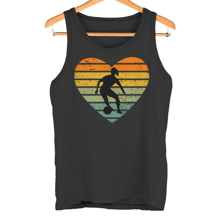 Ich Liebe Frauenfußball Damenmannschaft Fußball Fußballerin Tank Top