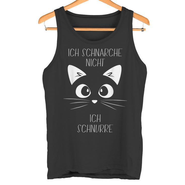 Ich Schnarche Nicht Ich Schnurre Ich Schnarche Nicht Ich Schnurre Sleep Pyjamas Cat Tank Top