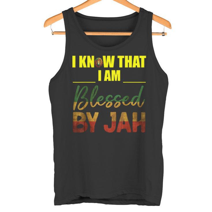 Ich Weiß Ich Bin Gesegneton Jah Rasta Tank Top