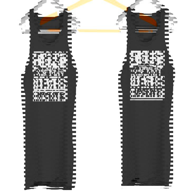 Importante Cita Divertido Maestro De Ciencias Matemáticas Camiseta sin mangas