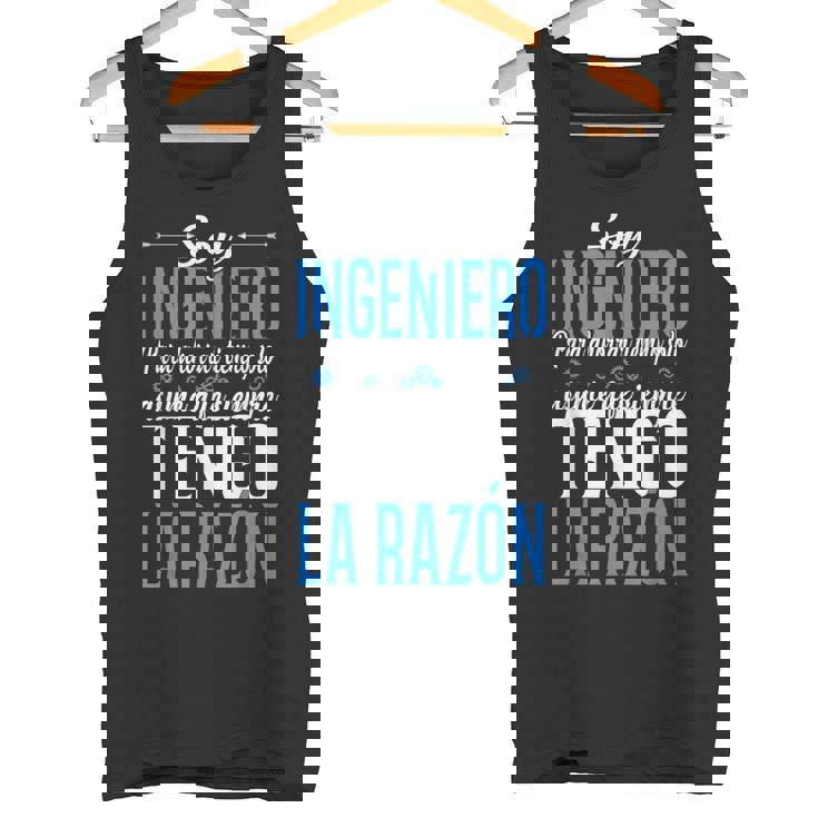 Ingeniero Soy Ingeniero Asume Que Siempre Tengo La Razón Camiseta sin mangas