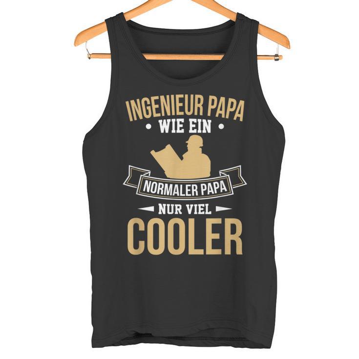 Ingenieur Papa Racing Car Tuner Tuning Mechanikerin Kfz Car Tank Top