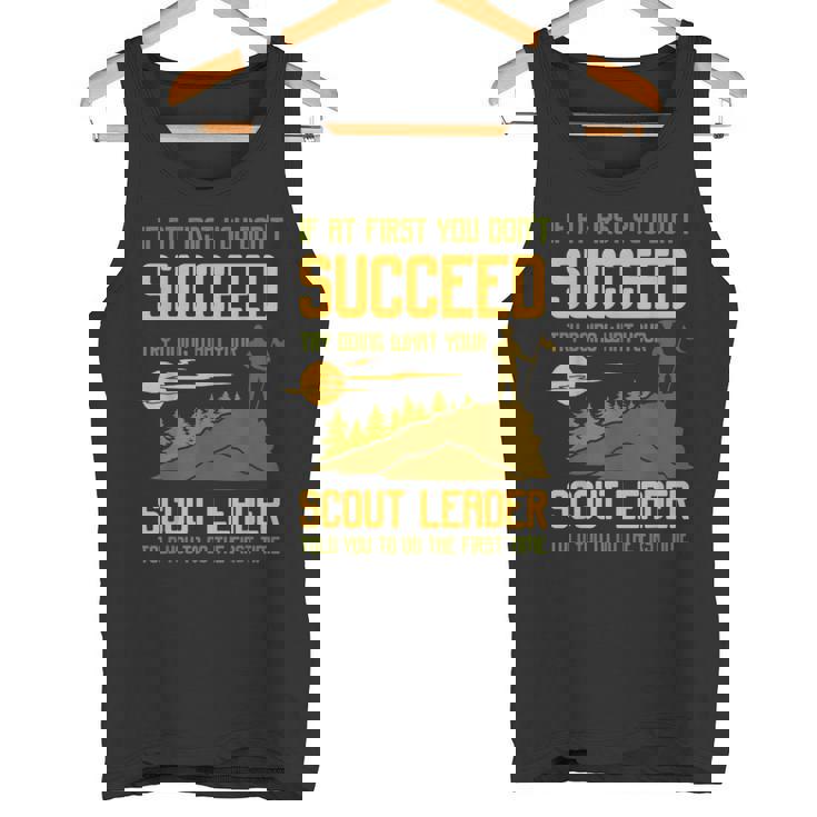 Intenta Hacer Lo Que Tu Líder Scout Te Dijo Scout Camiseta sin mangas