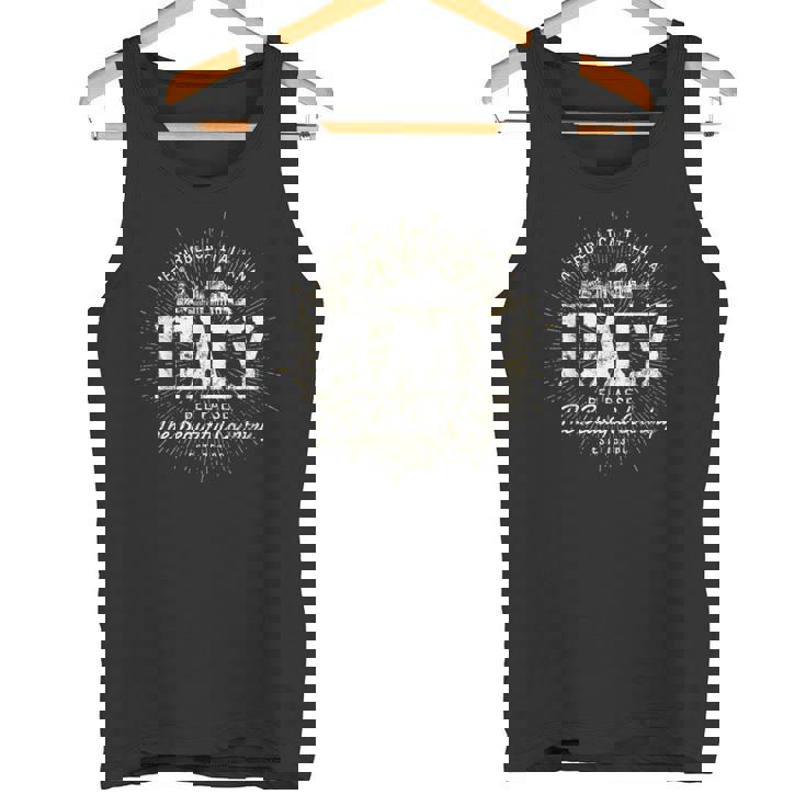 Italia Estilointage Retro Italia Camiseta sin mangas