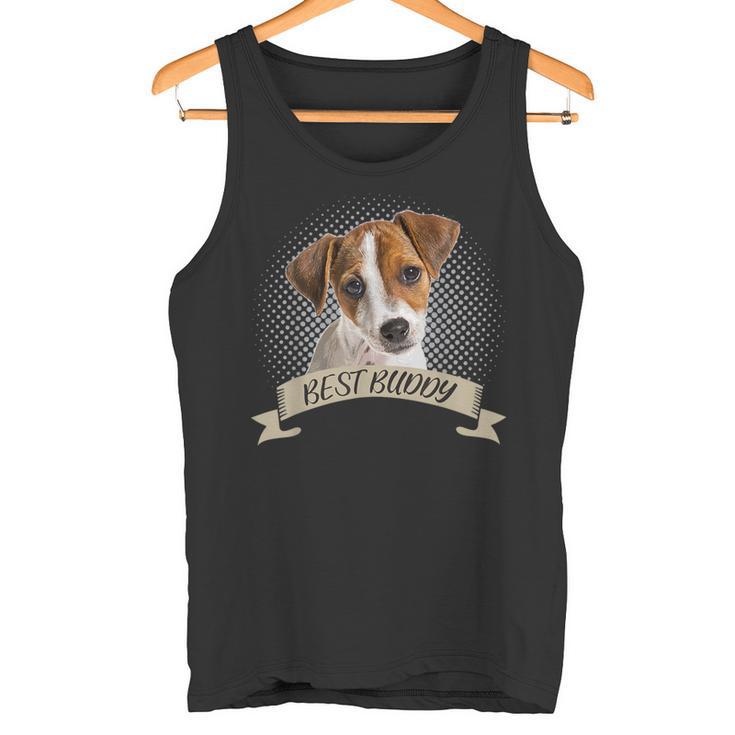 Jack Russel Terrier Best Friend Dog Portrait Tank Top