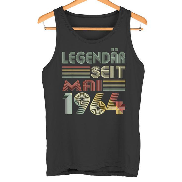 Jahrgang 1964 Geburtstag Geschenk Genial Seit Mai 60 Tank Top