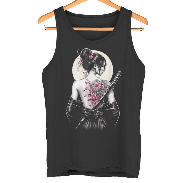 Japanische Samurai-Kriegerin Geisha Tank Top