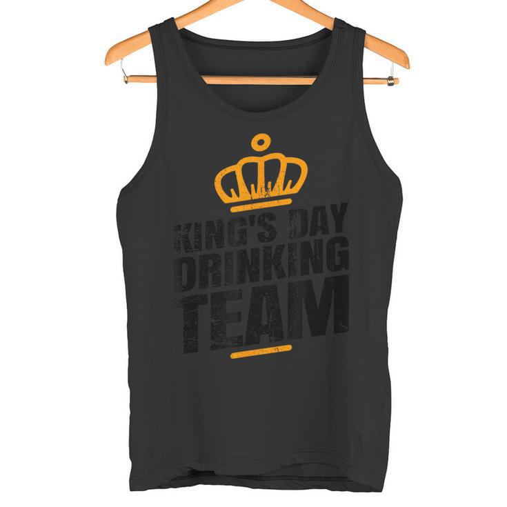 Kings Day Kings Day Drinking Team Koningsdag Tank Top