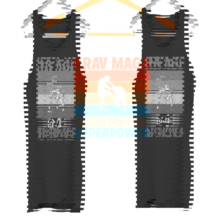 Krav Maga Es Mi Superpoder Krav Maga Camiseta sin mangas