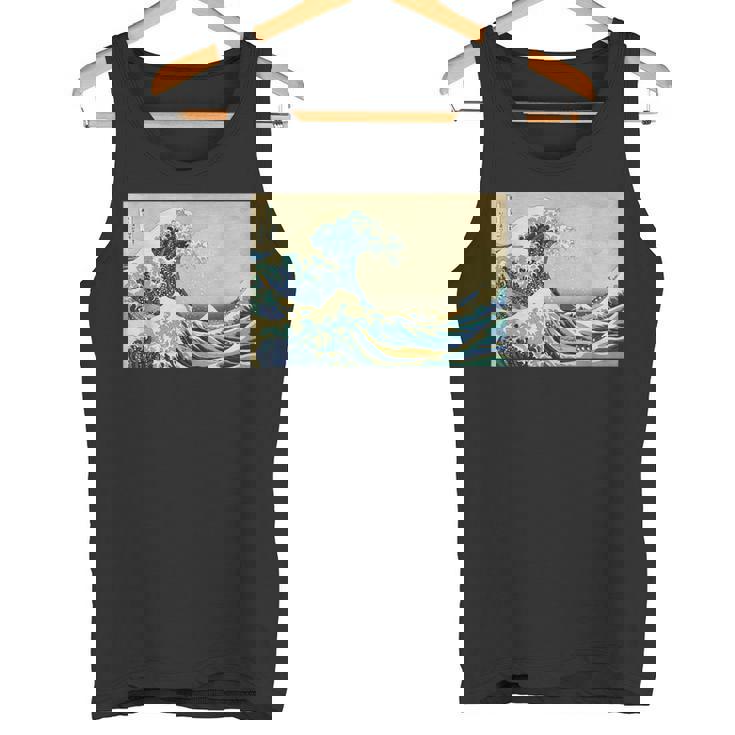 La Gran Ola De Kanagawa Coolintage Pintura Japonesa Camiseta sin mangas