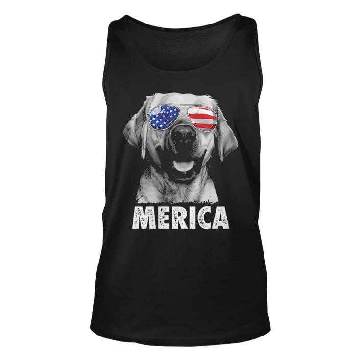 Labrador 4Th Of July Merica Sunglasses Men Usa American Flag Tank Top