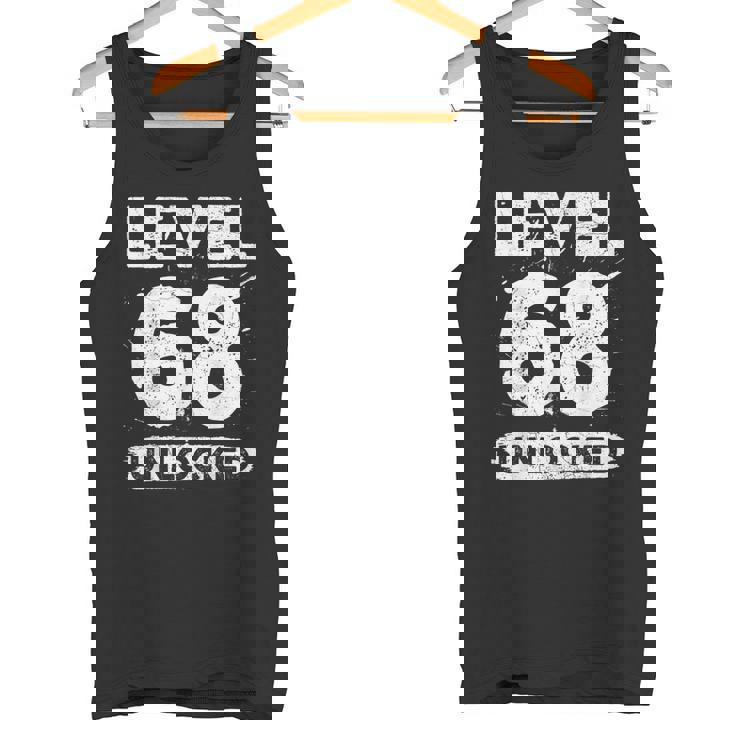 Level 68 Unlocked 68 Aniversario De Boda 68 Años Camiseta sin mangas
