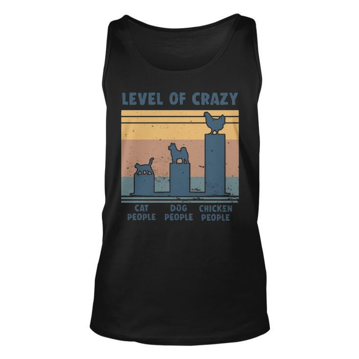 Level Of Crazy Chicken Lover Tank Top