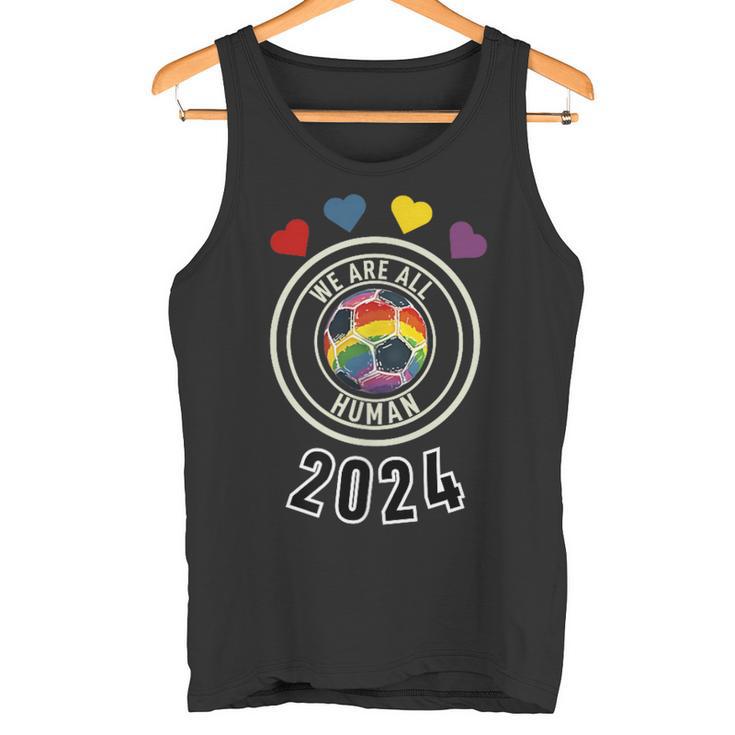 Lgbtq Outfit Fußball Wm Trikot 2024 Pride Regenbogen Fan Tank Top