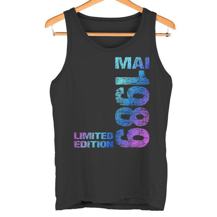 Limited Edition Mai 1989 Mann Frau 35 Geburtstag Tank Top