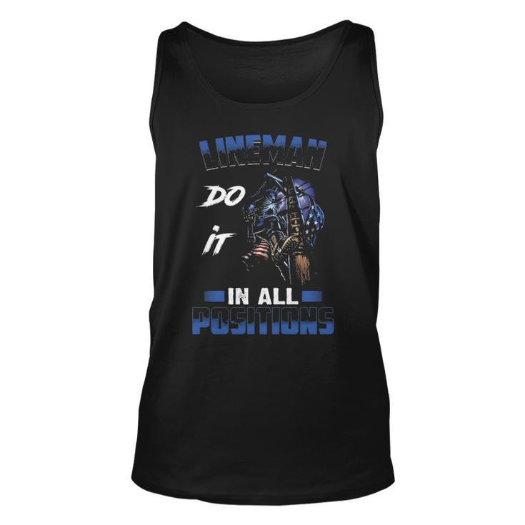 Lineman Do It In All Positions Tank Top