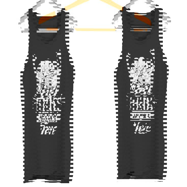 Los Amigos Reales Siempre Están Allí Amigo Amigo Amistad Camiseta sin mangas
